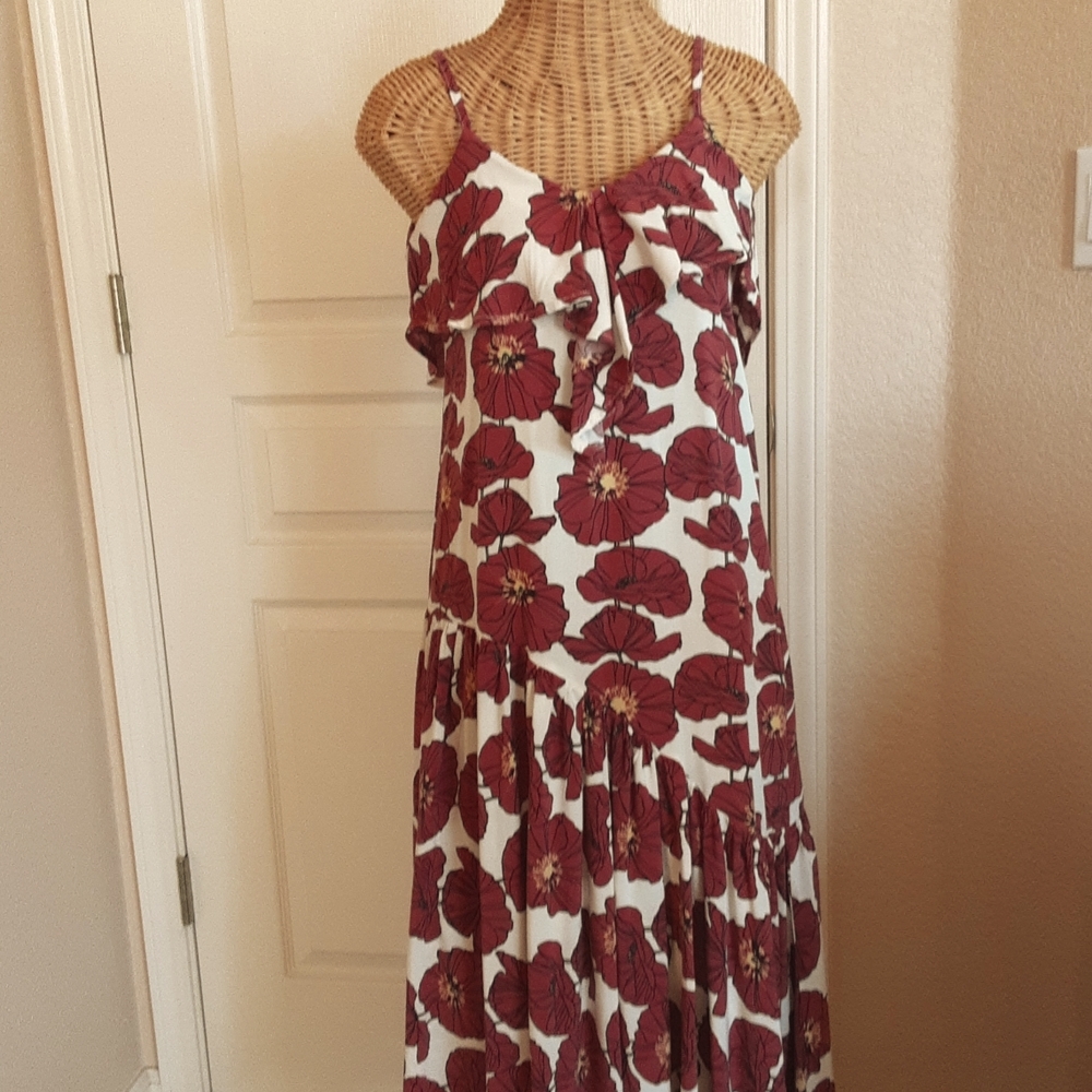 Vintage Poppy Dress with Drop Waist